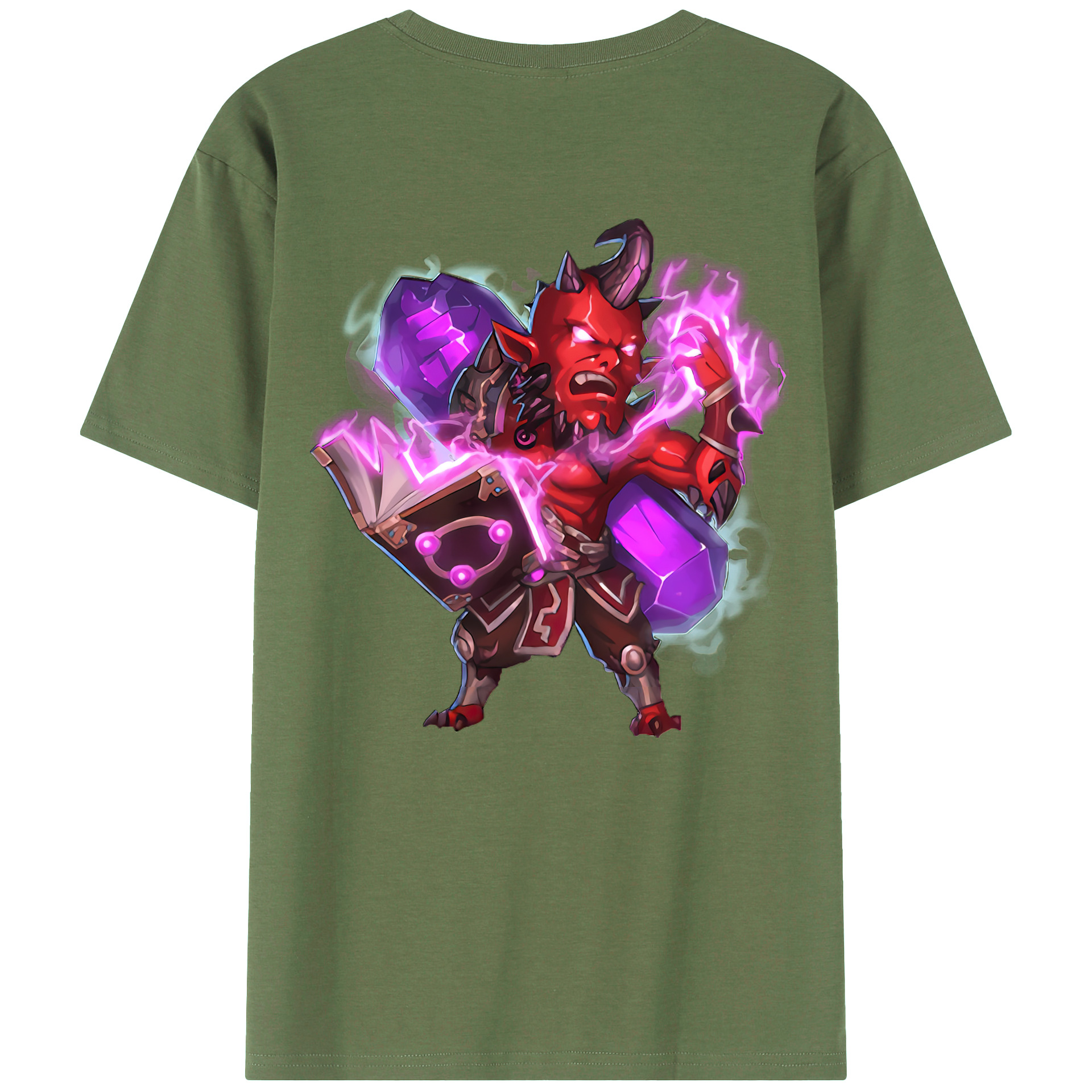 （画像用） リーグ・オブ・レジェンド League of Legends LOL 綿100％ メンズ半袖Tシャツ（バックプリント） 通気性